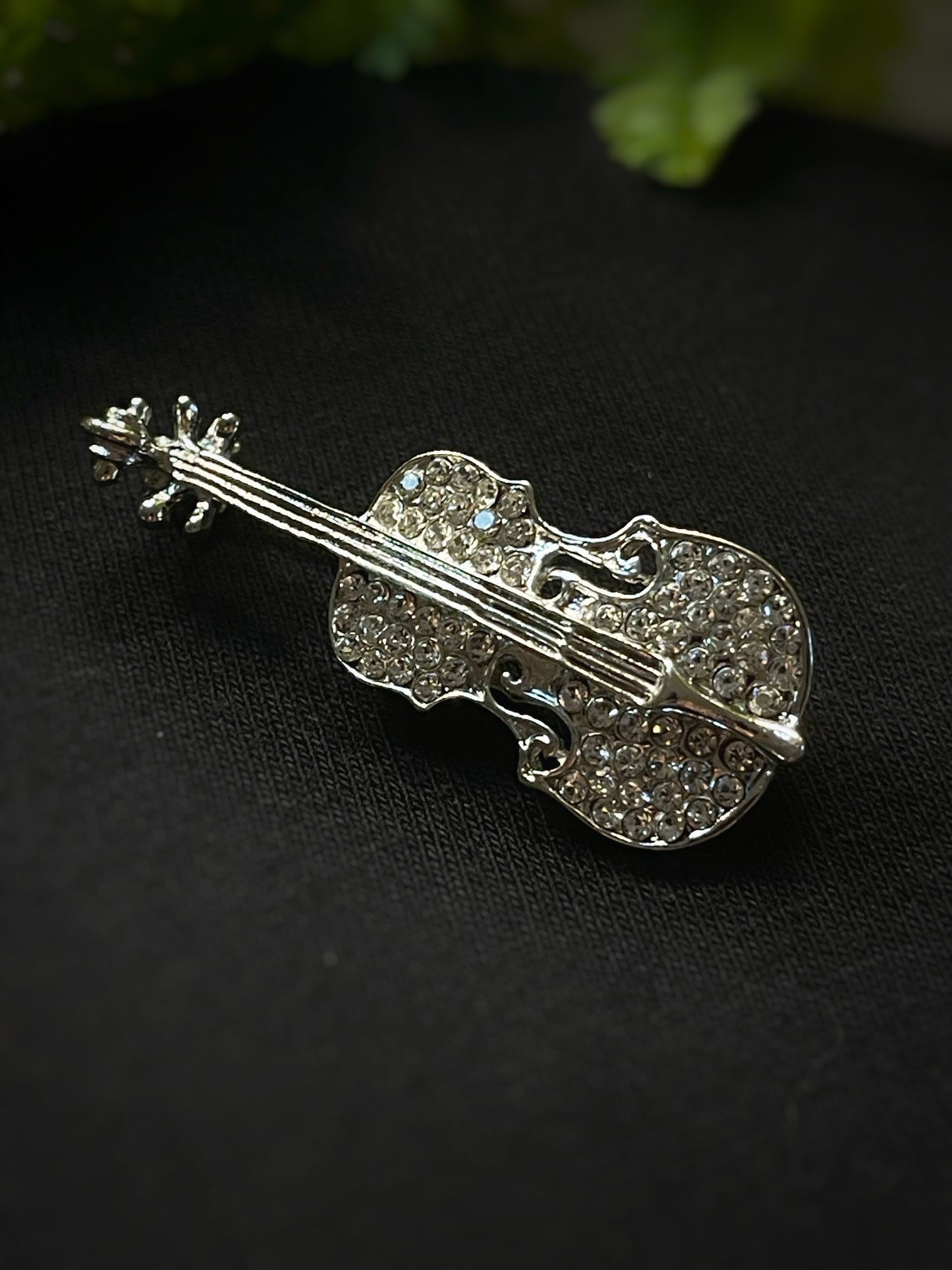 Sparkle Violin/Cello Brooch