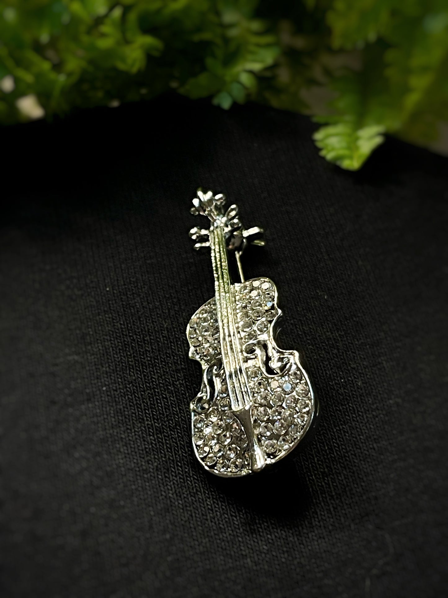 Sparkle Violin/Cello Brooch