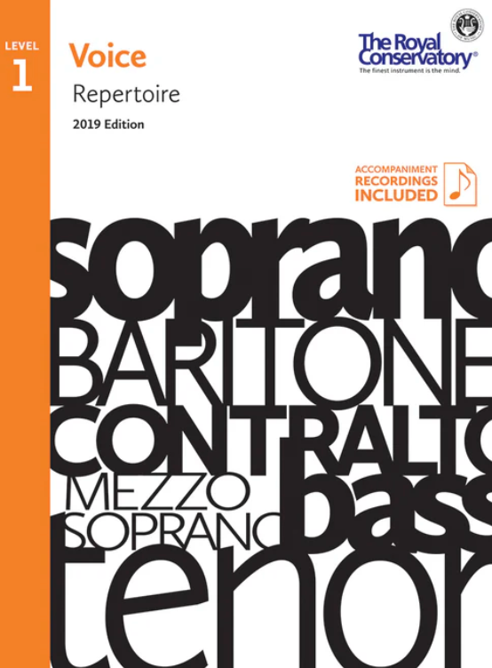 Voice Repertoire - RCM Level 1