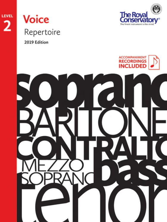 Voice Repertoire - RCM Level 2