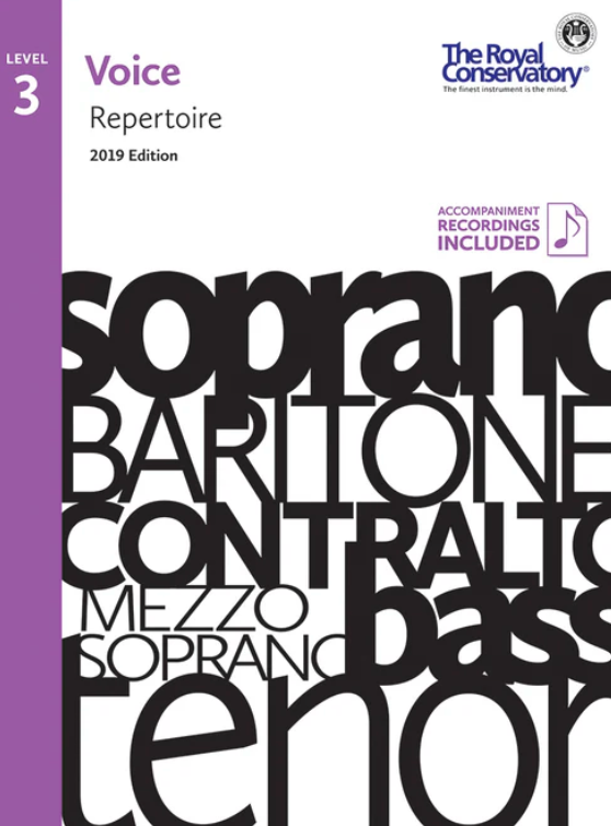 Voice Repertoire - RCM Level 3