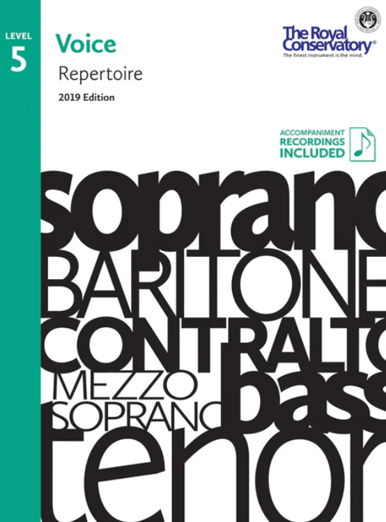 Voice Repertoire - RCM Level 5