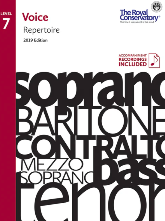 Voice Repertoire - RCM Level 7