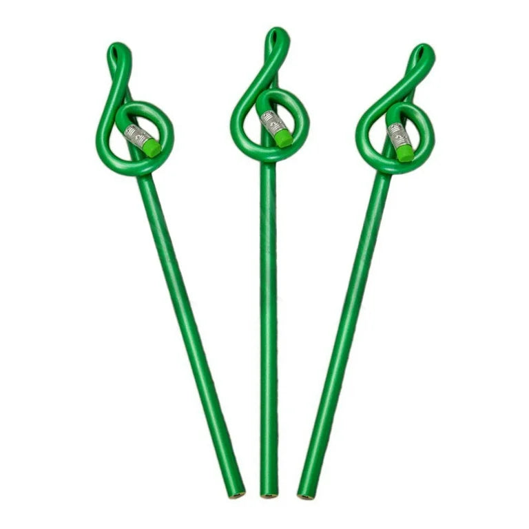 Bent Treble Clef Pencils
