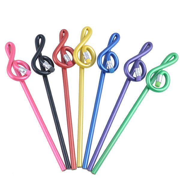 Bent Treble Clef Pencils