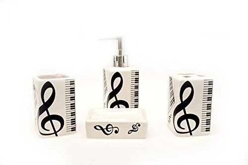Music Themed Ceramic Bath Set