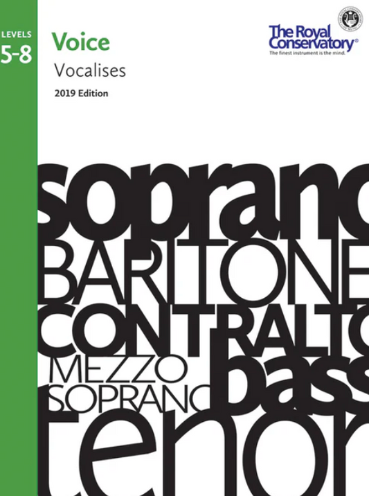 Voice Vocalises - RCM Level 5-8