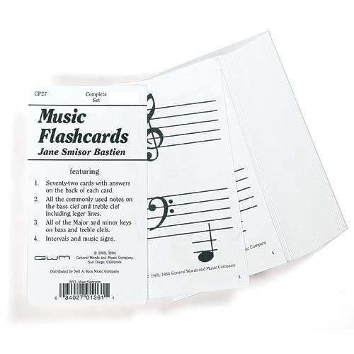 Note Flash Cards - Bastien