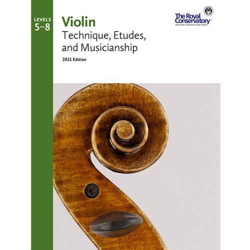 RCM Violin Technique Etudes and Musicianship Levels 5-8